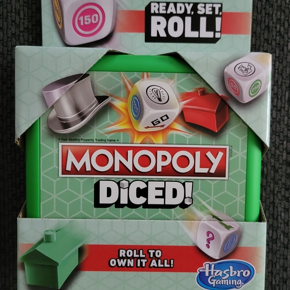 Hasbro Other - 🆕 In The Box!! Monopoly Diced!! Travel game!!